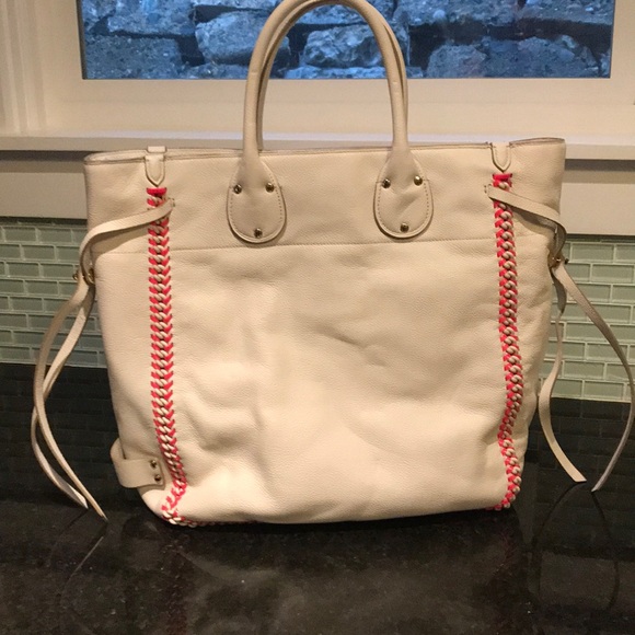 Large Beautiful Whipstitch Coach Tatum Tote - Picture 2 of 8